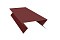 Планка угла внешнего составная нижняя 0,45 PE с пленкой RAL 3009 оксидно-красный