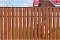 Штакетник П-образный А 0,45 PE RAL 8017 шоколад