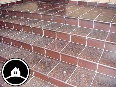 Клинкерная ступень флорентинер Stroeher Keraplatte Duro 825 sherry, 340x240x12 мм