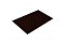 Плоский лист 0,5 GreenCoat Pural с пленкой RR 32 темно-коричневый (RAL 8019 серо-коричневый)