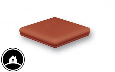 Клинкерная ступень с насечками Stroeher Keraplatte Terra 215 patrizierrot 300х294х14 мм