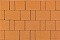 Тротуарная плитка 342 МЗ Новый Город 40 мм Оранжевый