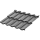 Модульная металлическая черепица Гётеборг XXL, 1205х865 (00000052282)