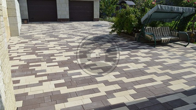 , steinrus, trotuarnaya_plitka, belyy, korichnevyy, landshaftnyy_dizayn