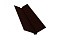 Планка ендовы верхней 115х30х115 0,5 Velur20 RR 32 темно-коричневый